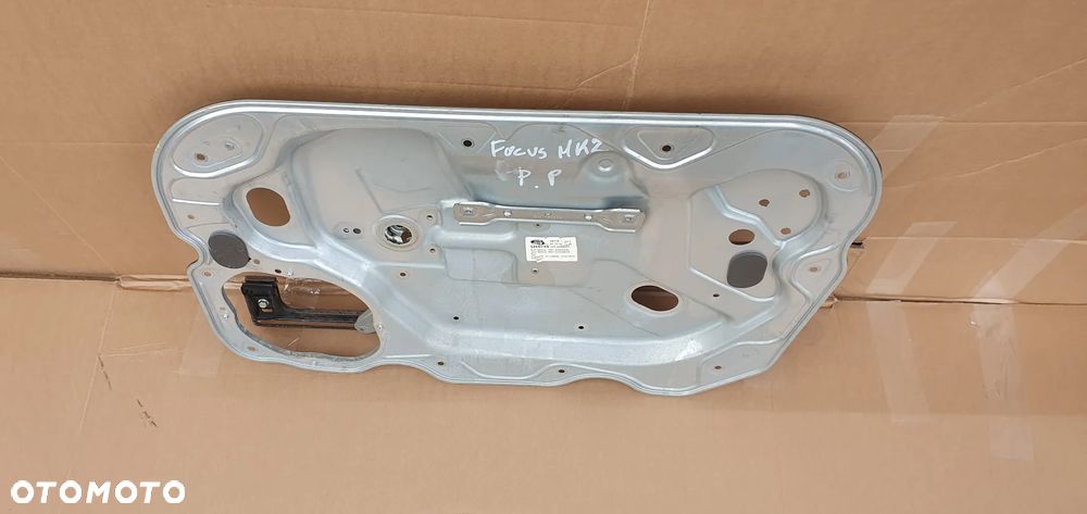 Mechanizm podnośnik szyby prawy przód Ford Focus MK2 Lift - 2