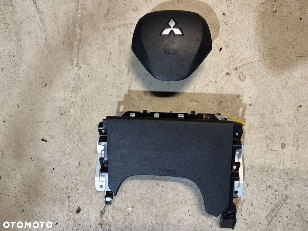 Mitsubishi ASX DESKA ROZDZIELCZA konsola kokpit pulpit poduszki airbag pasy KOMPLET ORYGINALNY - 2