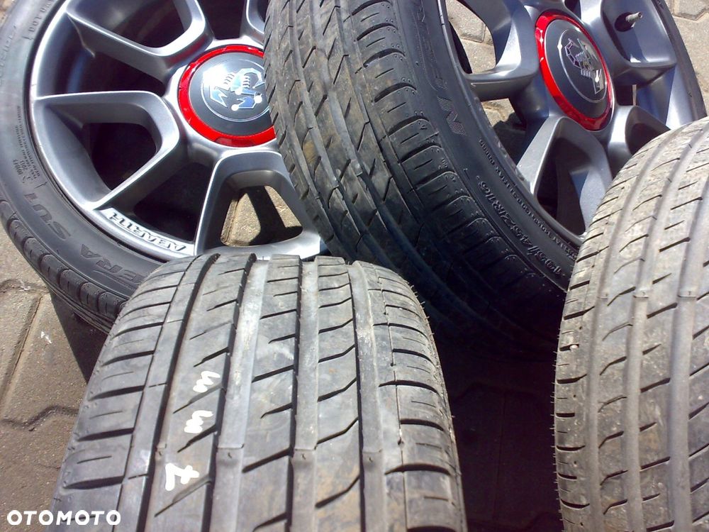 fiat 500 abarth 2008 - koła opony orginał alu felgi 16'' jak nowe idealne - 4