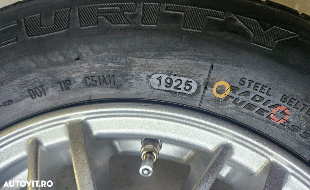 Roata 155/80R13 79N Anvelopa Security Janta aliaj 4Jx13 4/57/100 ET30 - 6
