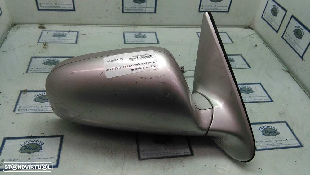 ESPELHO RETROVISOR DIREITO HONDA CIVIC VI HATCHBACK 1995 -76200S03G15 - 2