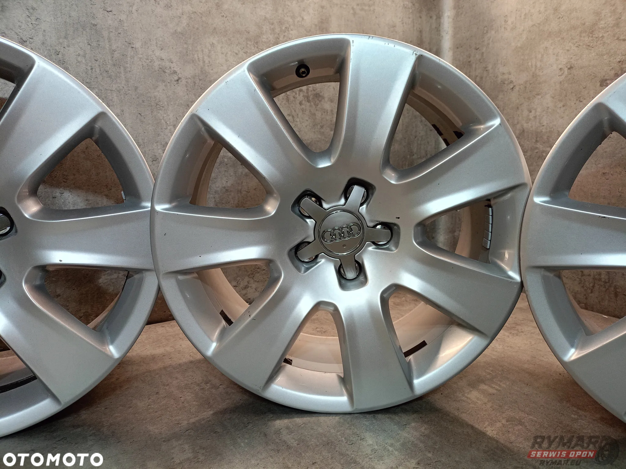 ŚLĄSK ALUFELGI 7.5X18" 5x112 ET26 ORYGINAŁ AUDI KOMPLET - 4