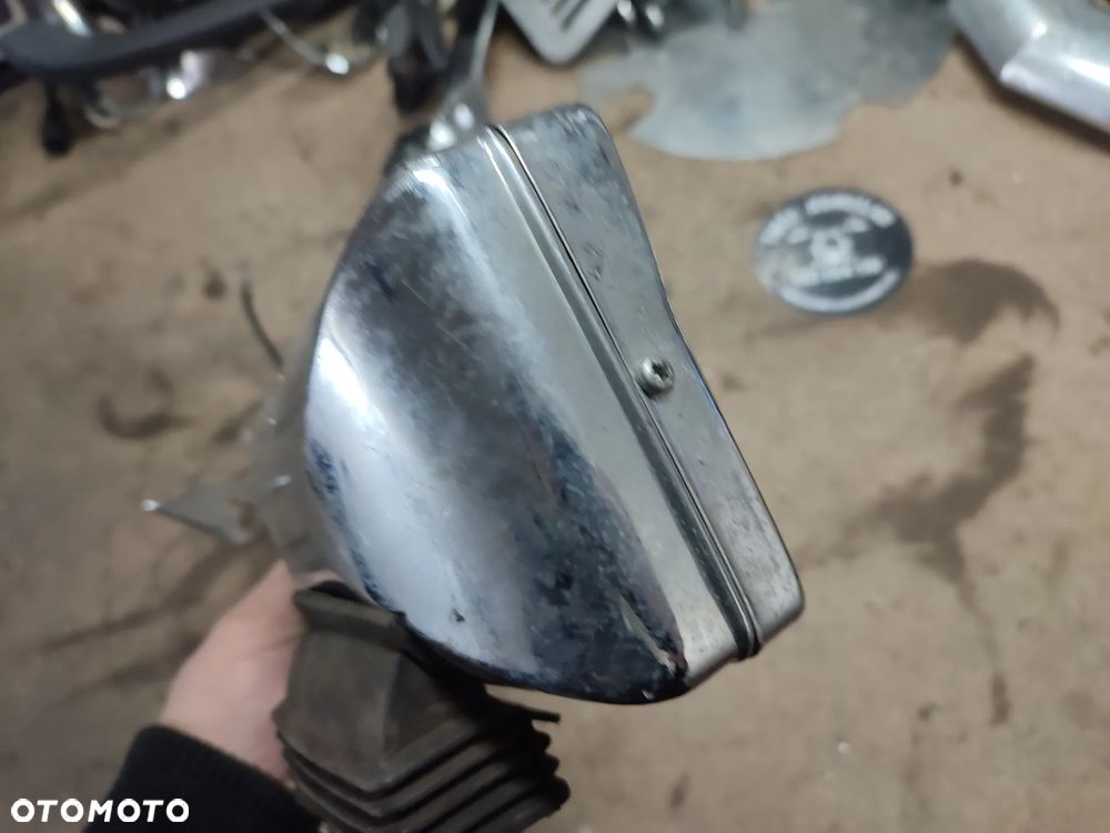 Lampa przód, reflektor, halogen motocyklowy, stelaż halogenu - 8