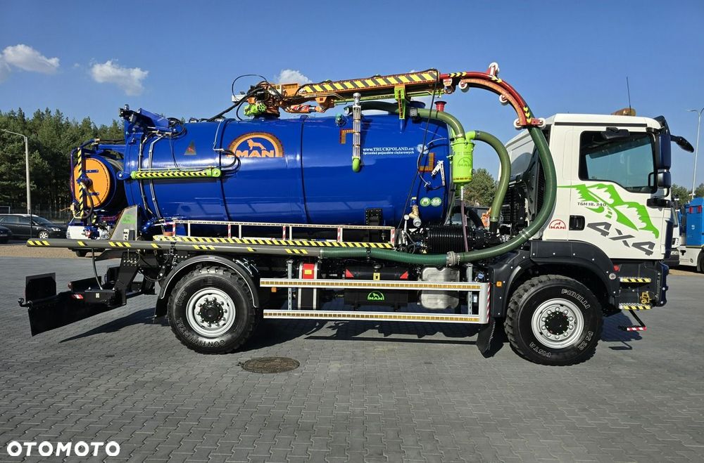 MAN 4x4 WUKO GAMON PW8  do zbierania odpadów płynnych separatorów - 8