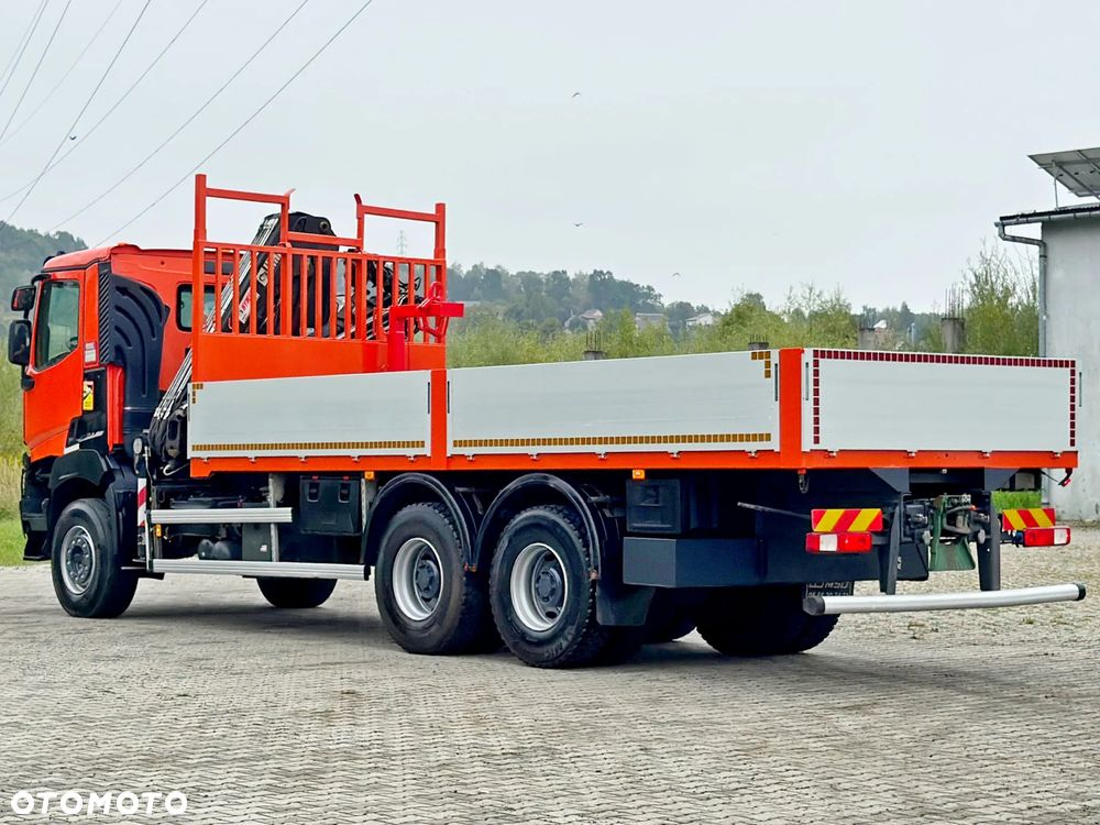 Renault K 380 * SKRZYNIA 6,75 m * HIAB 166 BS - 3 HIDUO+PILOT/6x4 *STAN BDB - 6