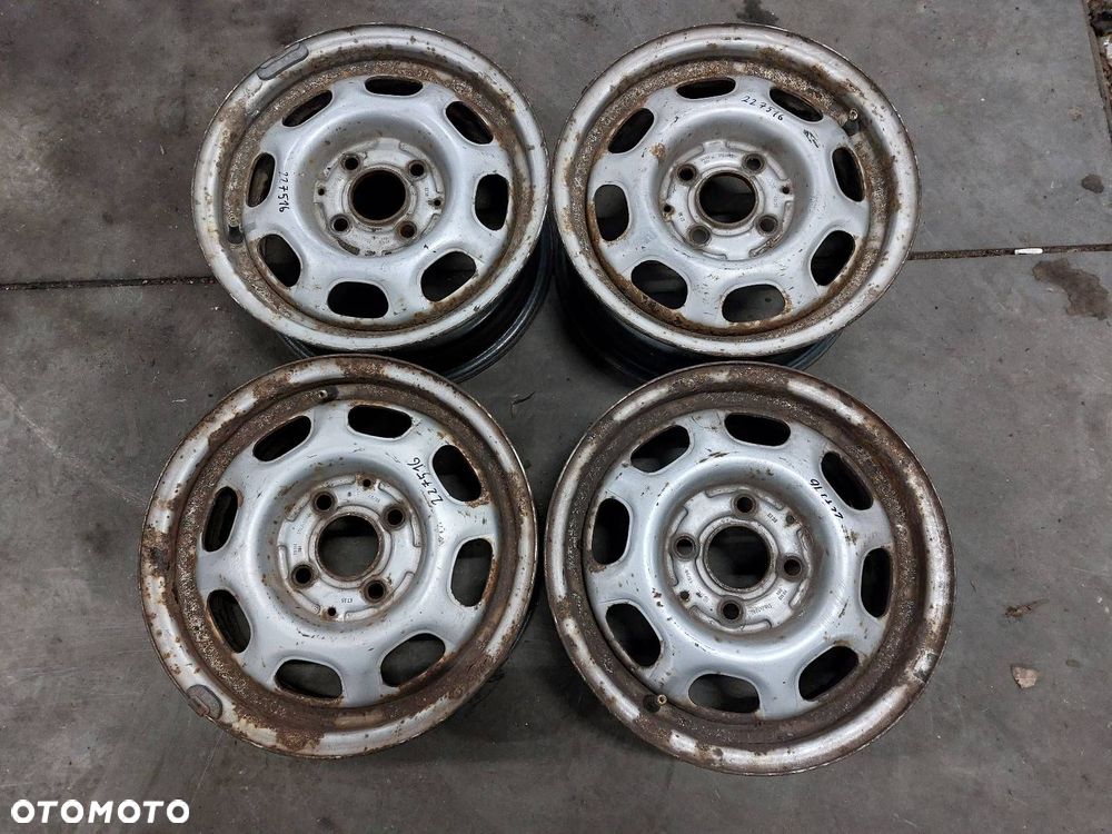 FELGI STALOWE 4 SZT 4x100 5,5Jx13 ET38 FI57,1  VW GOLF POLO IBIZA - 1