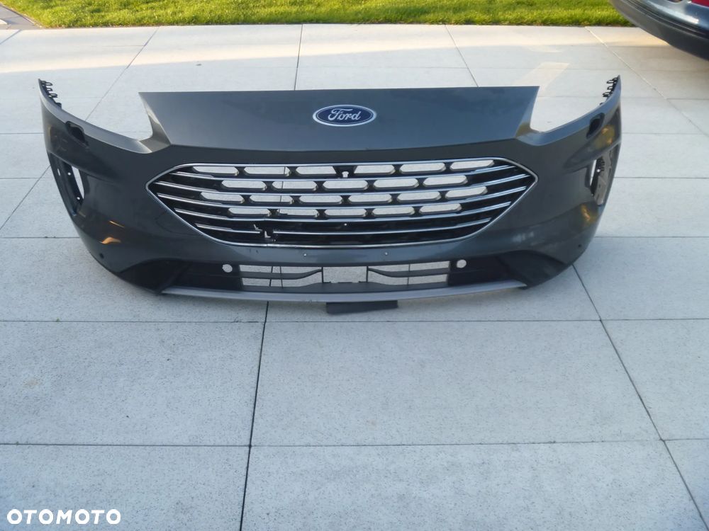 FORD KUGA MK3 ZDERZAK PRZEDNI ZWYKŁY KRATKA ORYGINAŁ ŁADNY - 3