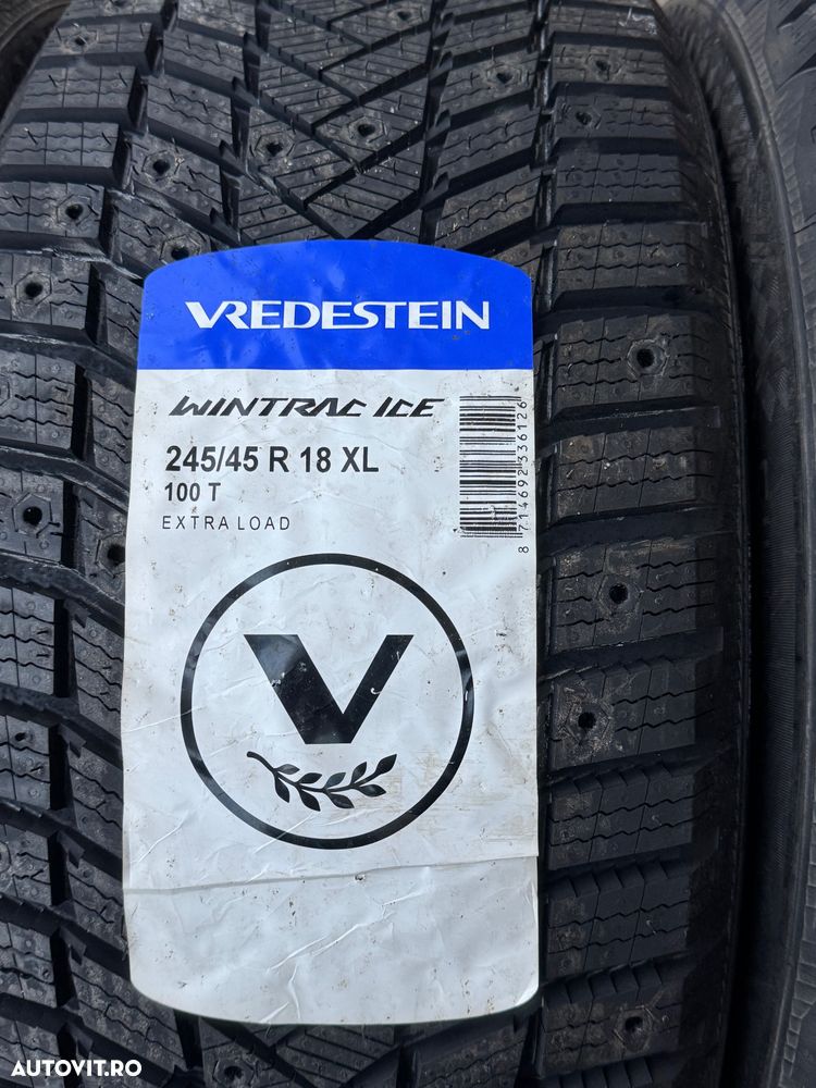 Vând 4 anvelope 245/45/18 vredestein de iarnă noi - 2