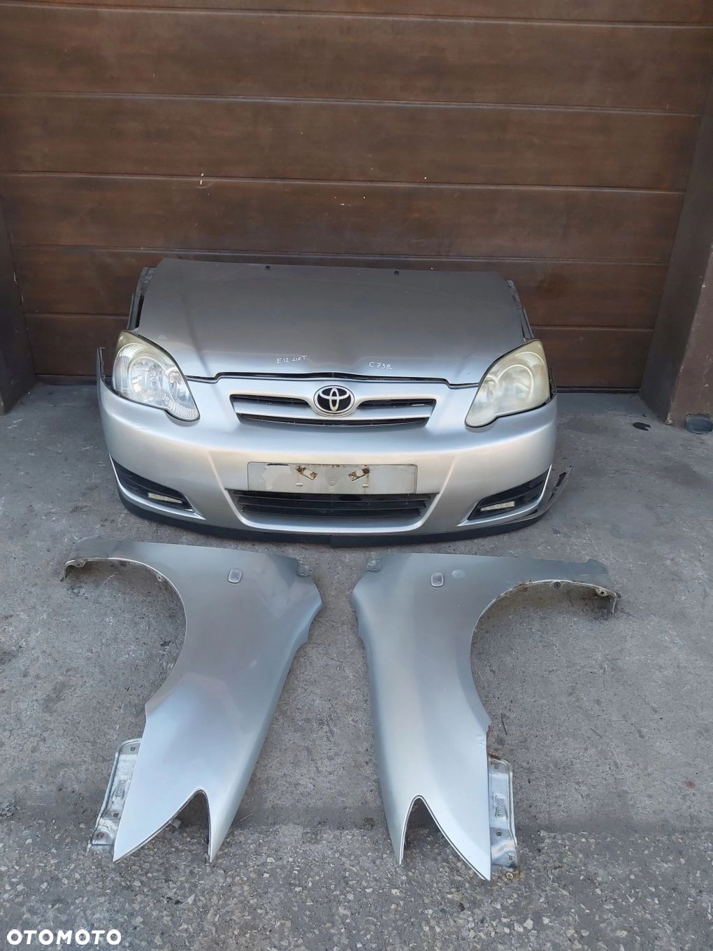 Toyota Corolla E12 Lift kompletny przód zderzak maska błotnik lampa pas EU - 1