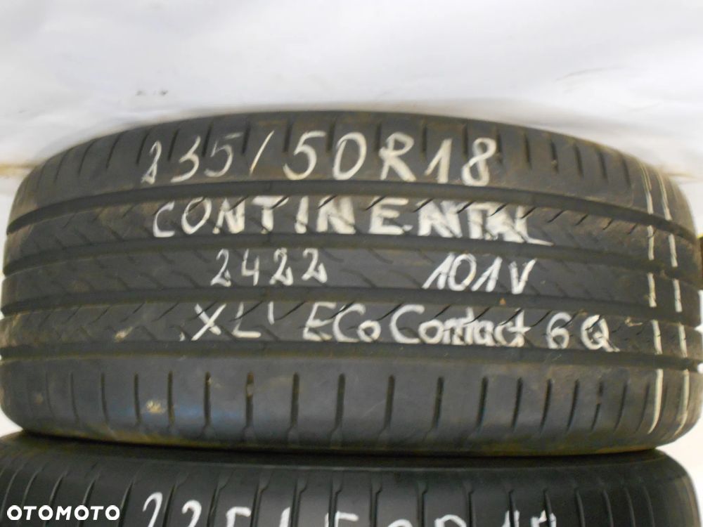 OPONY 235/50R18 CONTINENTAL ECO CONTACT 6Q XL DOT 5123 / 2422 7.2MM - 2