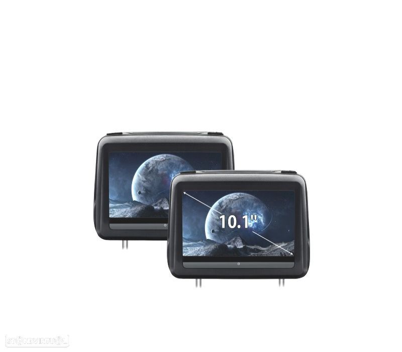 ENCOSTOS DE CABEÇA COM DVD E HDMI LCD 10,1 1080P TACTIL - 5