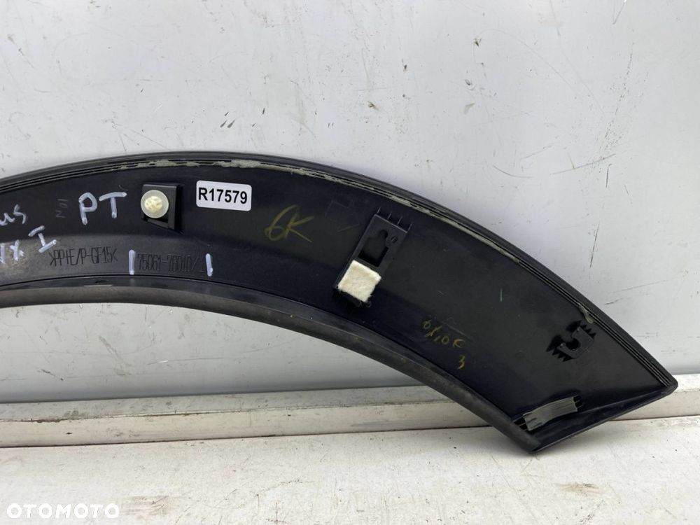 Listwa Lexus NX I 14-21r. prawy tylny rant drzwi nadkola nakładka prawy tył 75061-78010 - 12