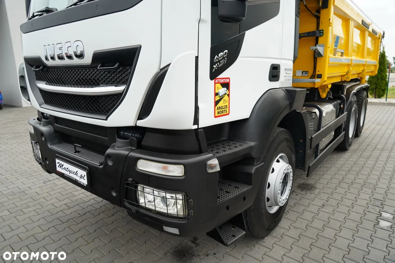 Iveco STRALIS X-WAY 480 / 6x4 / WYWROTKA DWUSTRONNA /  HYDROBURTA / BOARDMATIC / MEILLER KIPPER / SPROWADZONY - 17