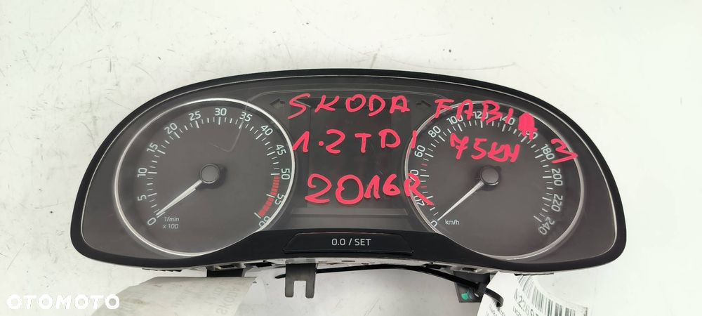 LICZNIK ZEGAR SKODA FABIA III 6V0920731B - 2
