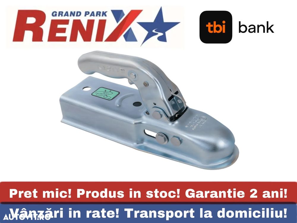 Cupla remorca Knott patrat 750kg - 1