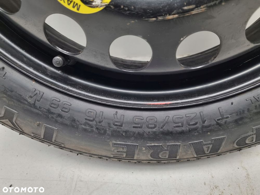 KOŁO DOJAZDOWE Opel Vectra C Astra H dojazdówka 125/85 R16 2160115 5x110 - 6