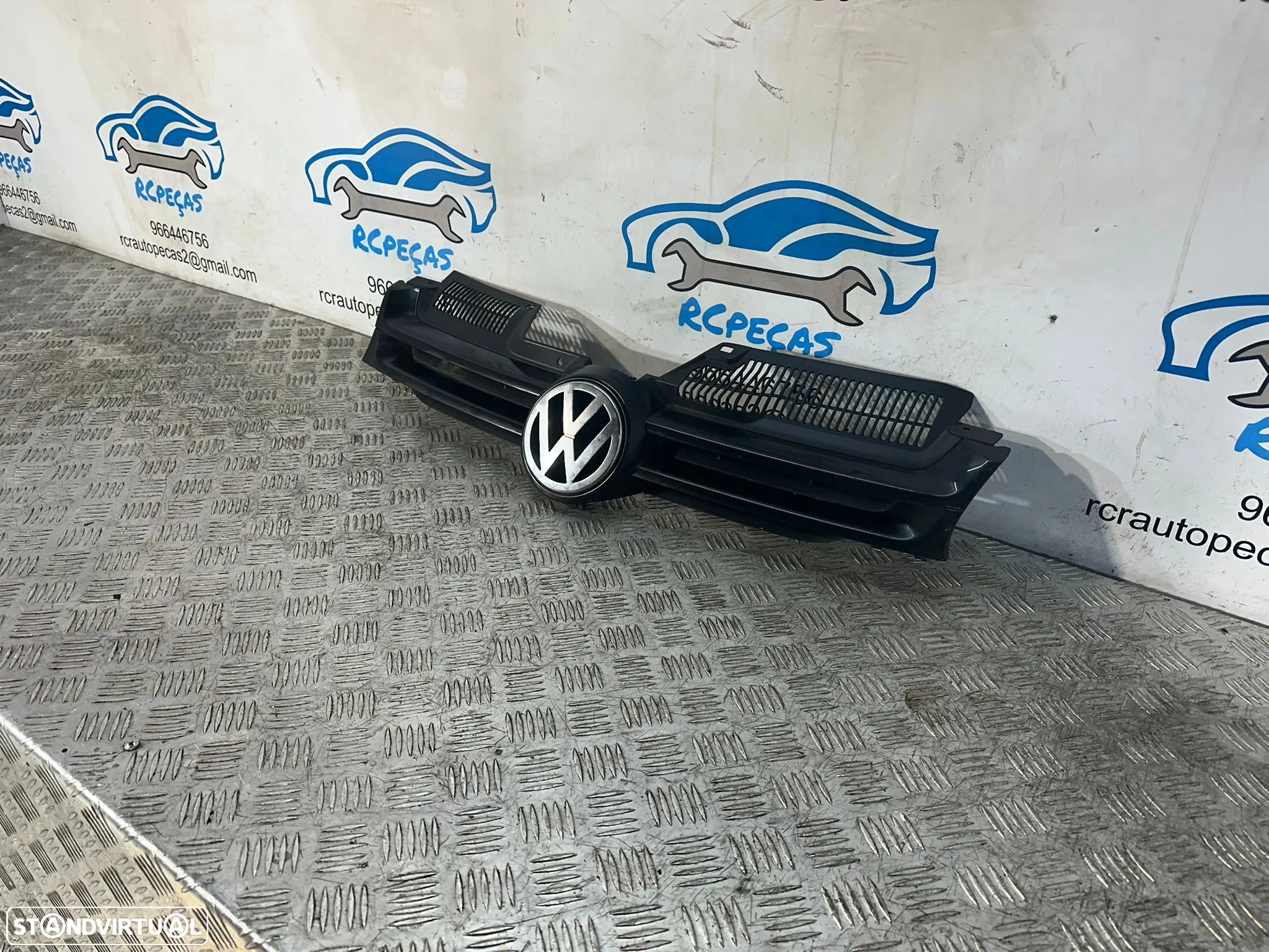 Grelha Frontal Parachoques VW Volkswagen Golf 5 MK5 1K 1K0853655 2003 - 2008 - 3