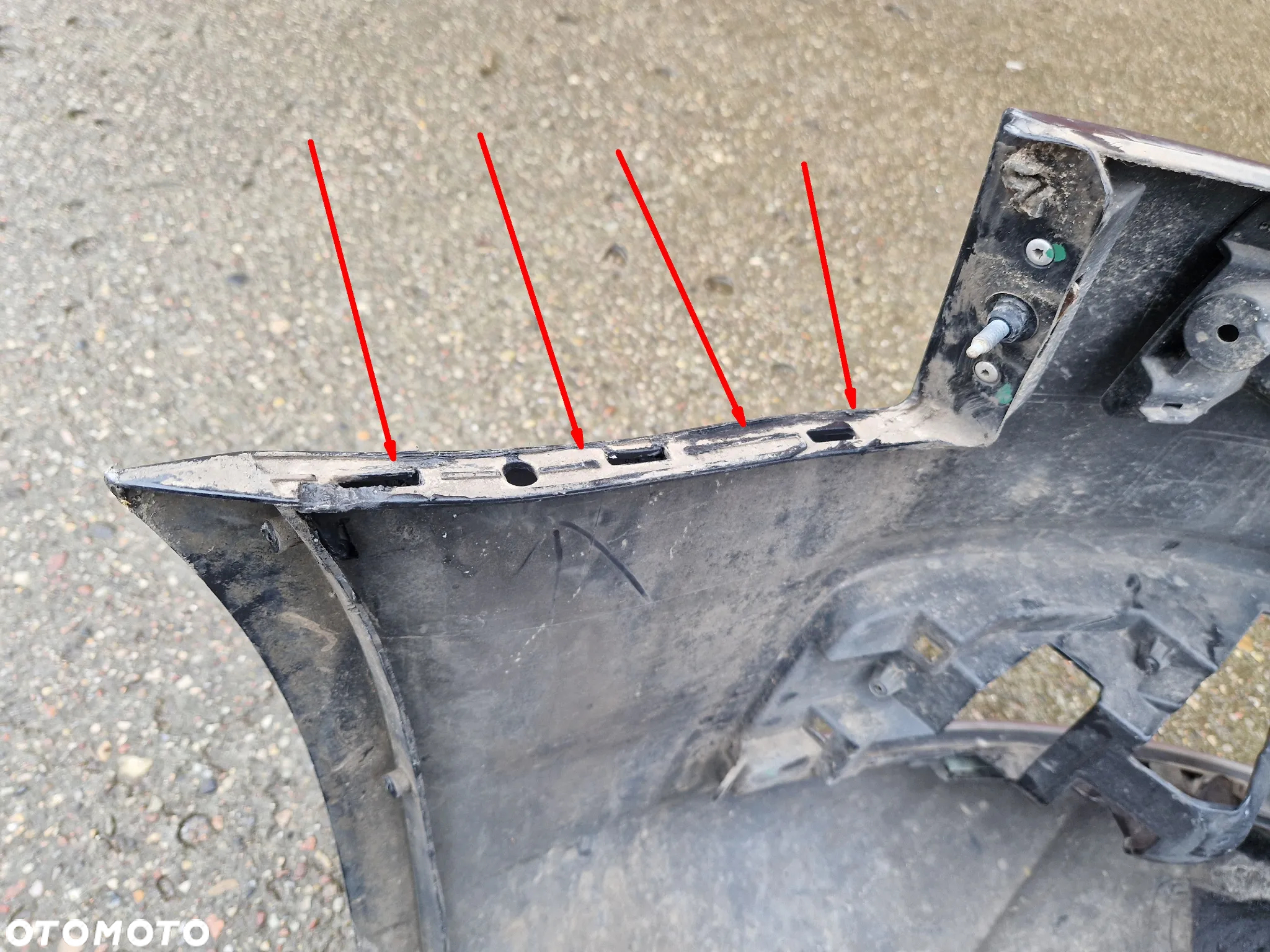 Audi A6 C6 lifting 08- zderzak przedni 4F - 7