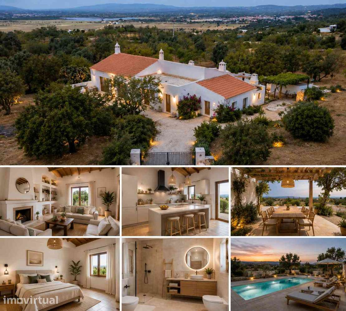 Moradia Rústica com Terreno 5 hectares - Canais Albufeira - Grande imagem: 2/15