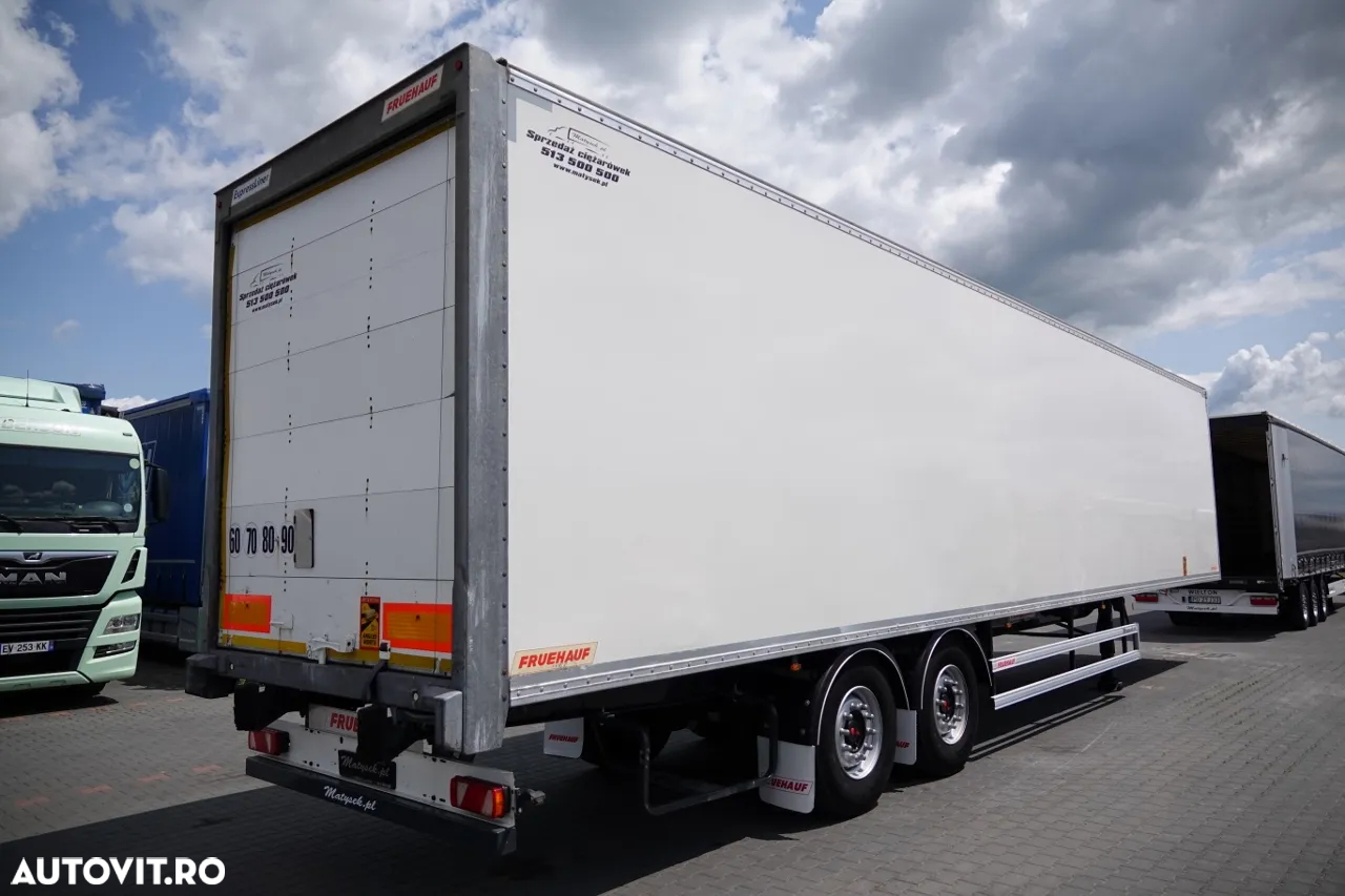 Fruehauf CONTAINER / KOFFER / 2 AXE / SAF / 2021 / PODEA FOARTE REZISTENTĂ: ȘINĂ - 7