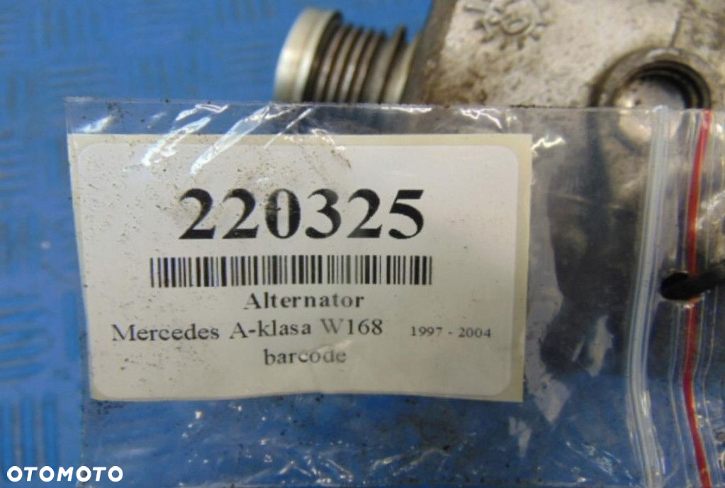 MERCEDES A KLASA W168 1.7D ALTERNATOR A6681540102 - 7