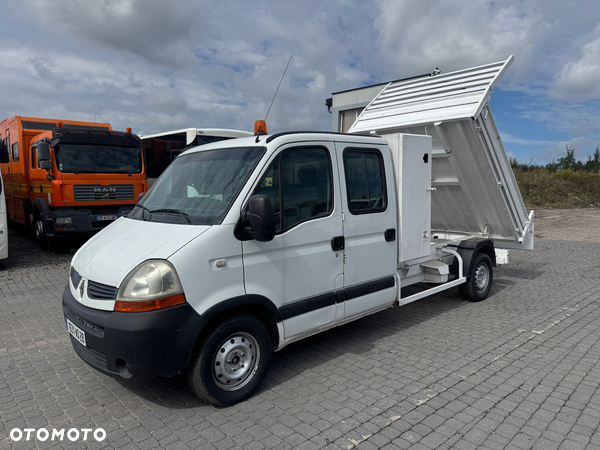 Renault Master 2007 r. Wywrotka Kiper Brygadówka 7 Osobowy Dubelkabina Dobelkabina Wywrot Doka
