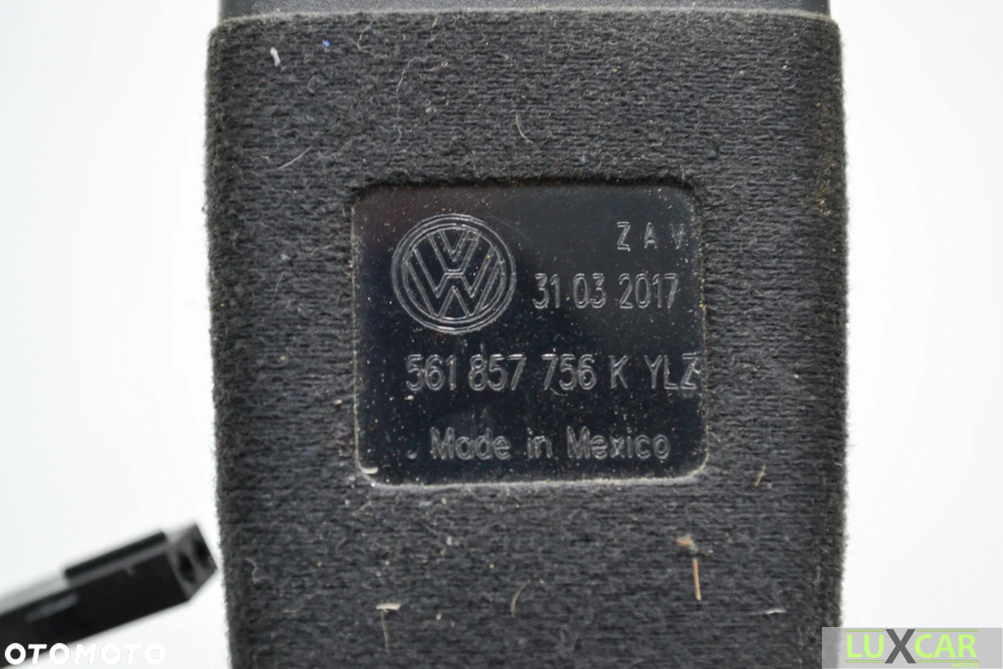 VW PASSAT B8 ZAPINKA KLAMRA PASA NAPINACZ PRAWY PRZÓD 561857756K GORLICE - 3