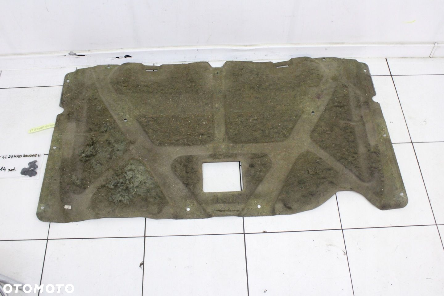 FORD RANGER IV 4 2006-2009R WYGŁUSZENIE WYCISZENIE PODBITKA MASKI  SPINKI - 6