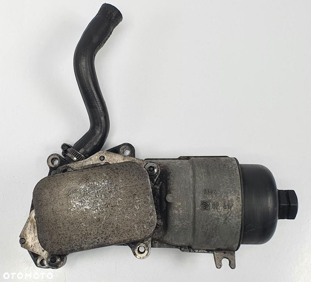 OBUDOWA FILTRA OLEJU CHŁODNICZKA RURKA FORD FOCUS MK2 1.6 TDCI 9656970080 - 1
