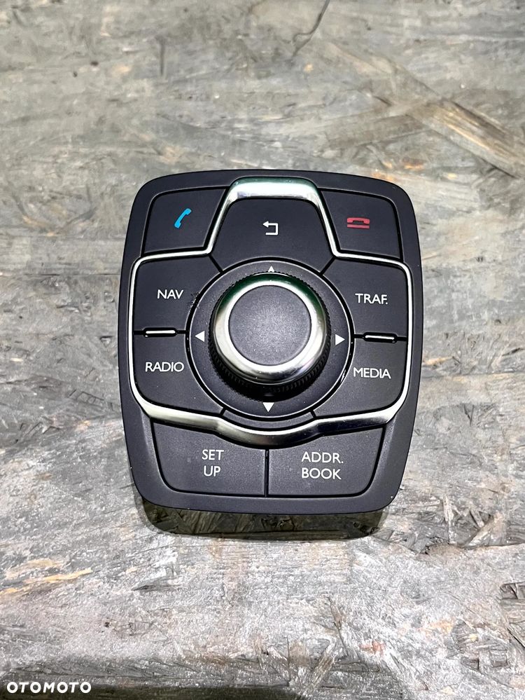 PEUGEOT 508 I PRZEŁĄCZNIK PANEL STEROWANIA NAWIGACJI MULTIMEDIÓW JOYSTICK 9802378577