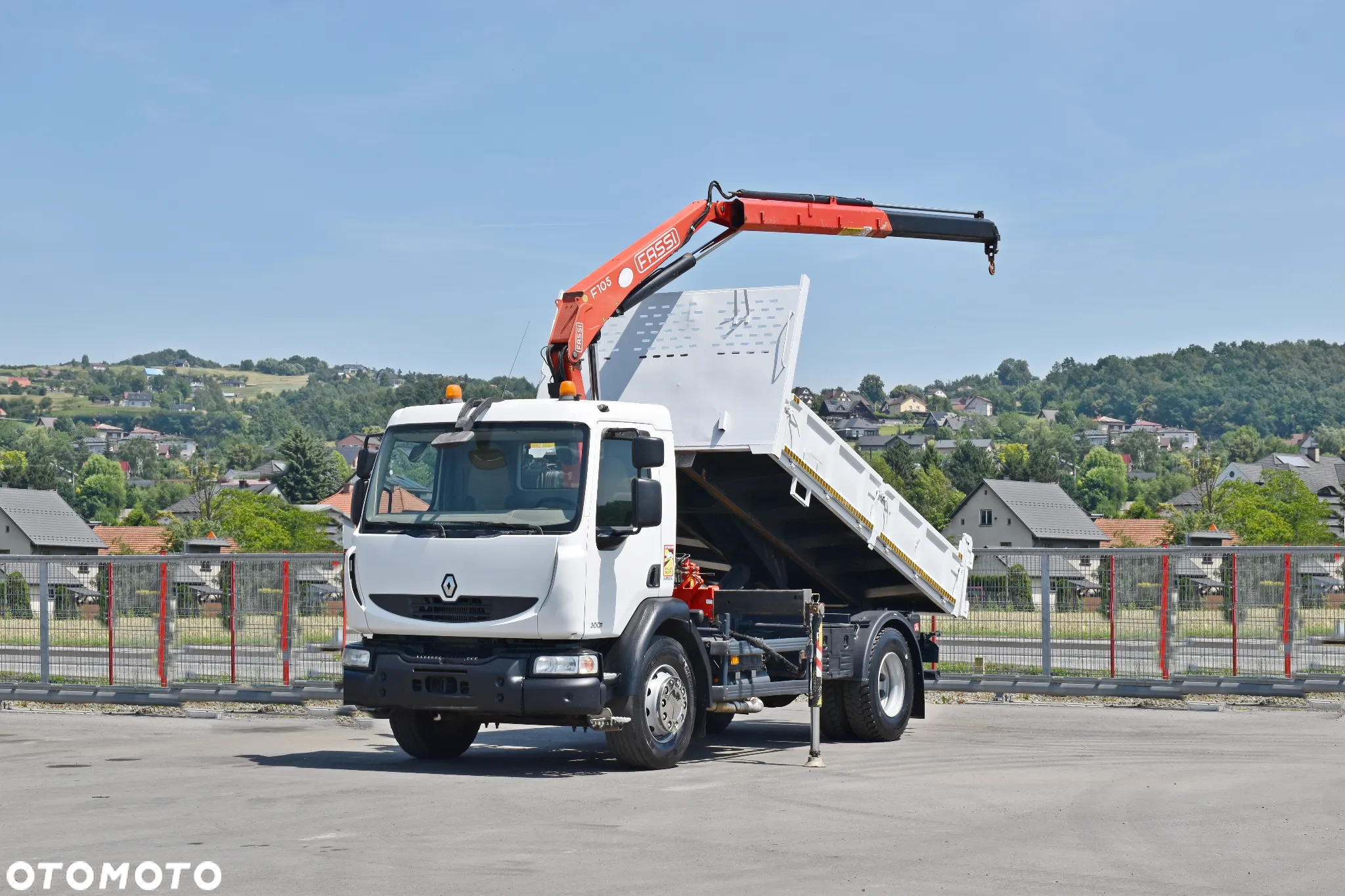 Renault MIDLUM 300 DXI * WYWROTKA 4,20m + FASSI F105A.0.21 + PILOT*STAN BDB - 2