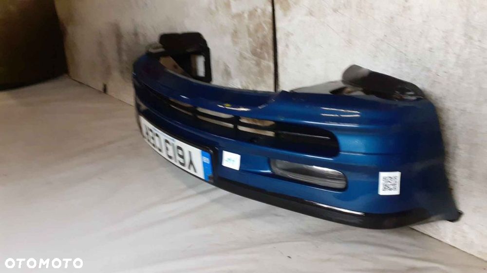 + ZDERZAK PRZÓD PRZEDNI DO BMW E46 SERIA 3 SEDAN KOMBI TOURING TOPAS NIEBIESKI HALOGENY - 4