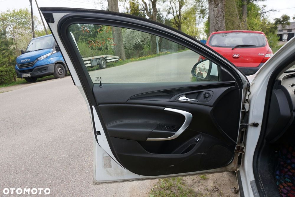 DRZWI PRZEDNIE LEWE INSIGNIA A I KOMBI Z40R  BIAŁY OPEL 2008-2013 - 5