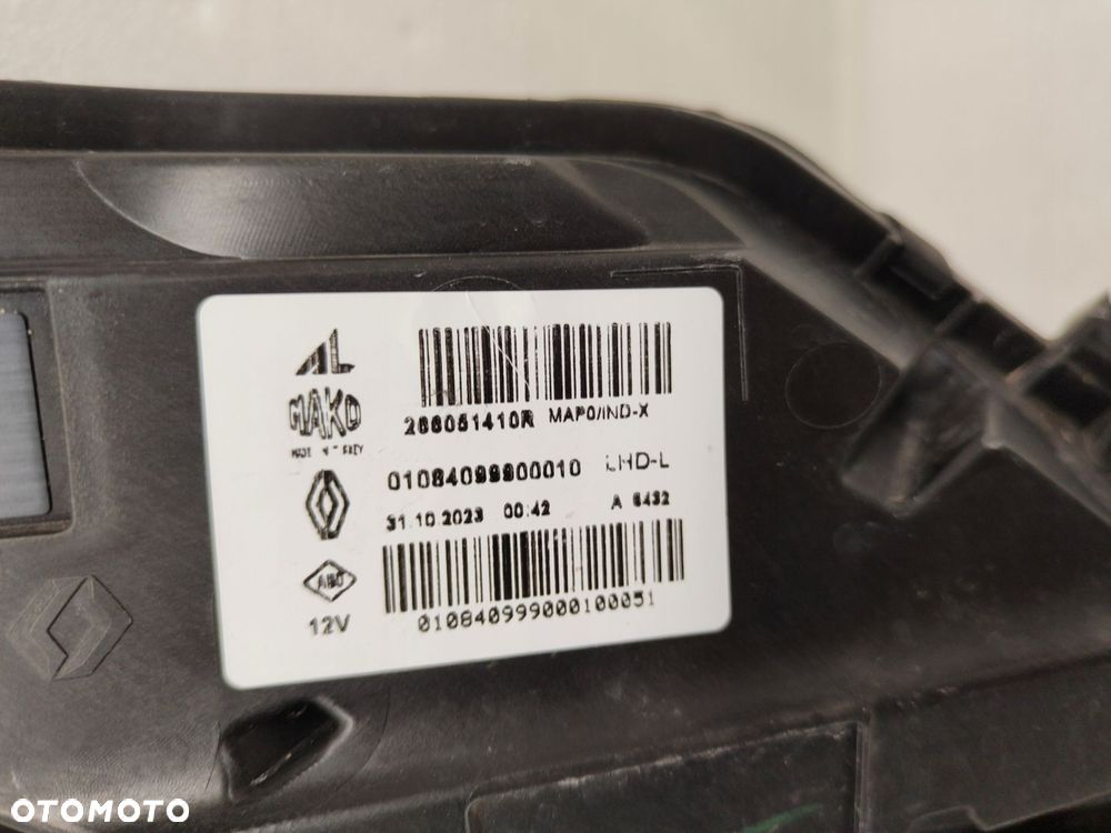 renault clio v drl lampa lewy przód 266051410r - 6