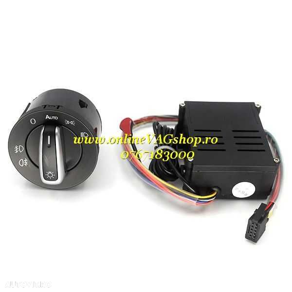 Modul cu senzor pornire automata faruri pt VW Golf 4 Bora Polo Passat - 6