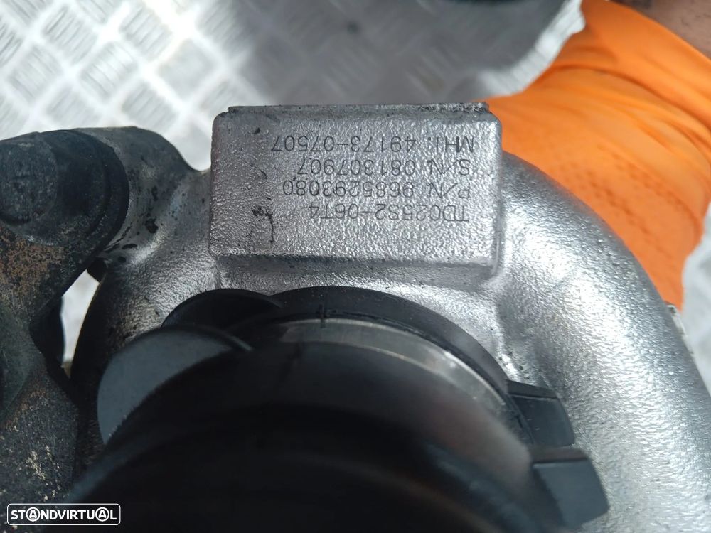 Turbo Ford Focus II 1.6 TDCI 9685293080 Original - 7