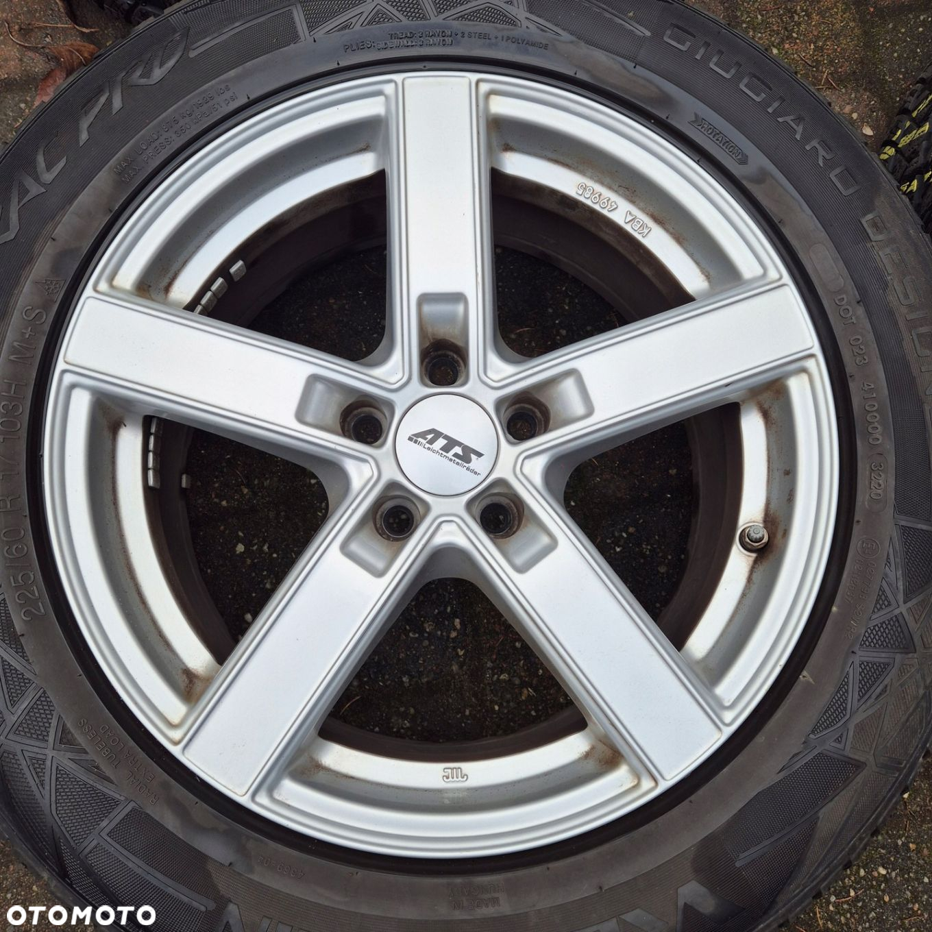 ZIMA KOŁA 17 JEEP COMPASS RENEGADE CHEROKEE TONALE 225/60 R17 czujniki - 3