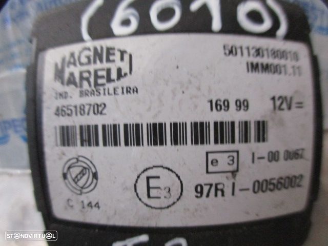 Modulo 46518702 97RI0056002 501130180010 FIAT PALIO WEEKEND 1999 1.2 I 75CV 5P CINZA Módulo Imobilizador - 4