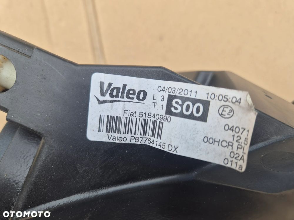 Fiat Punto Grande lampa prawa.Grafitowa.Valeo.2009-2011. - 7