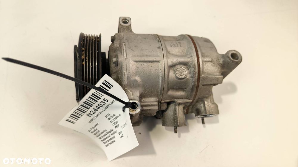 SPRĘŻARKA KLIMATYZACJI SKODA OCTAVIA III 5Q0816803F - 1