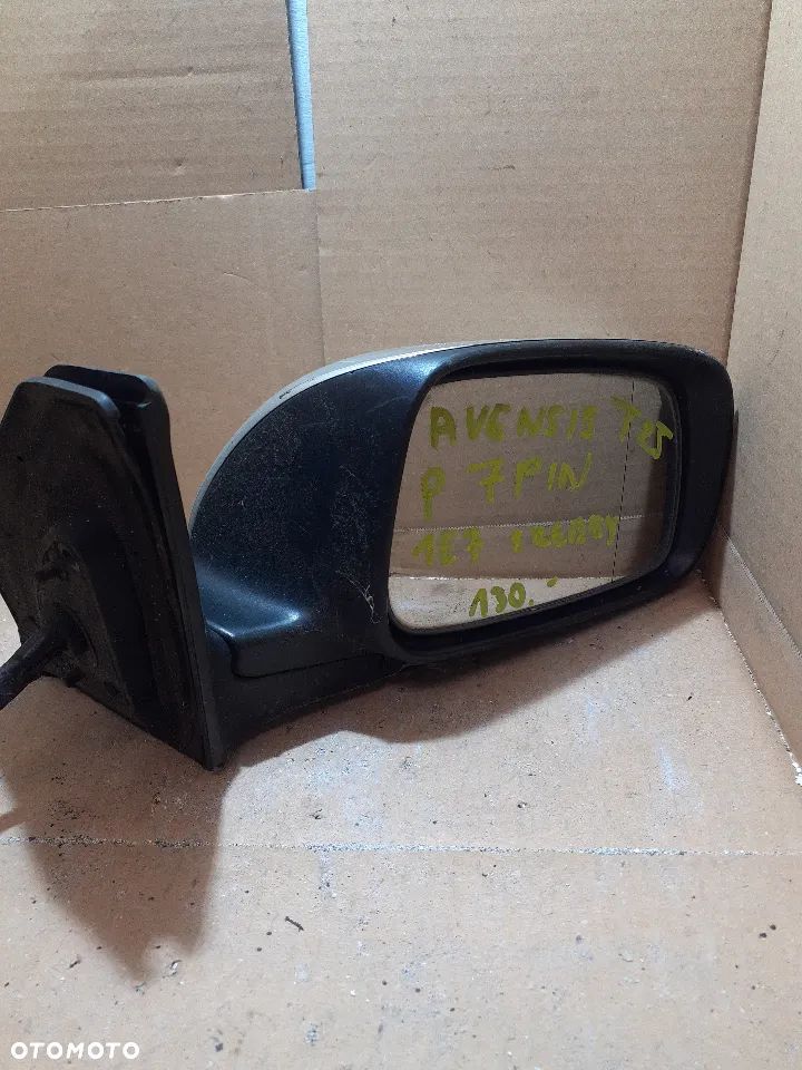 # LUSTERKO PRAWE 7 PIN TOYOTA AVENSIS T25 1E7 SREBRNY - 3