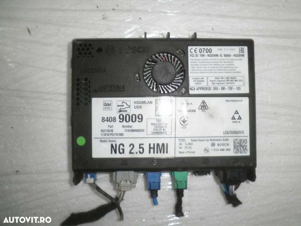 Modul HMI multimedia / navigatie Opel Astra K 84089009 , ng 2.5 hmi