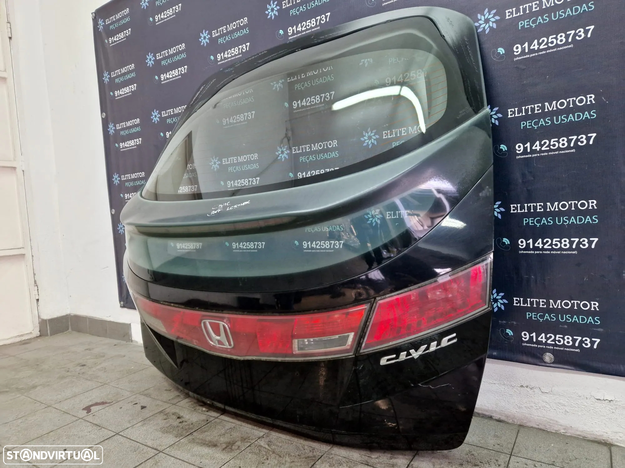 Tampa de mala usada HONDA CIVIC VIII 8 2.2 CTDI FN FK FAROLINS ENVIO GRATUITO - 2