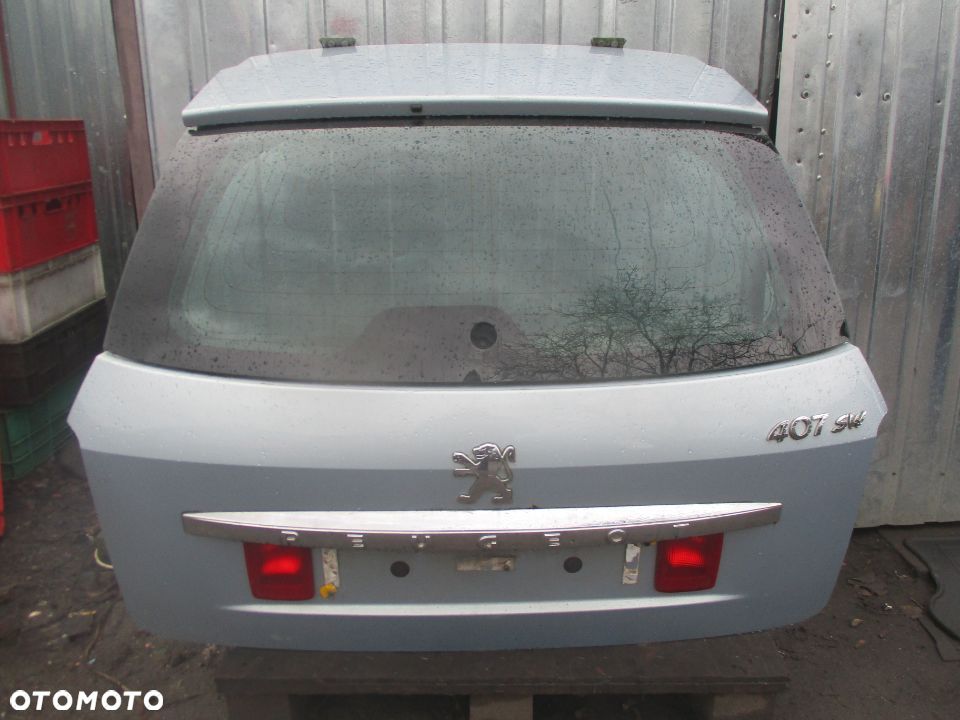 Klapa tylna tył Peugeot 407 SW EYLC (bez malowania) - 1