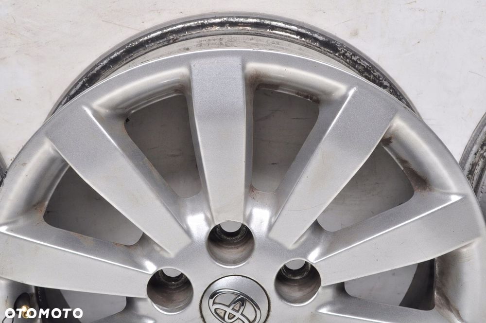 TOYOTA AURIS COROLLA FELGI ALUMINIOWE R16 6.5J 5X114.3 ET45 PZ406-E067B - 9