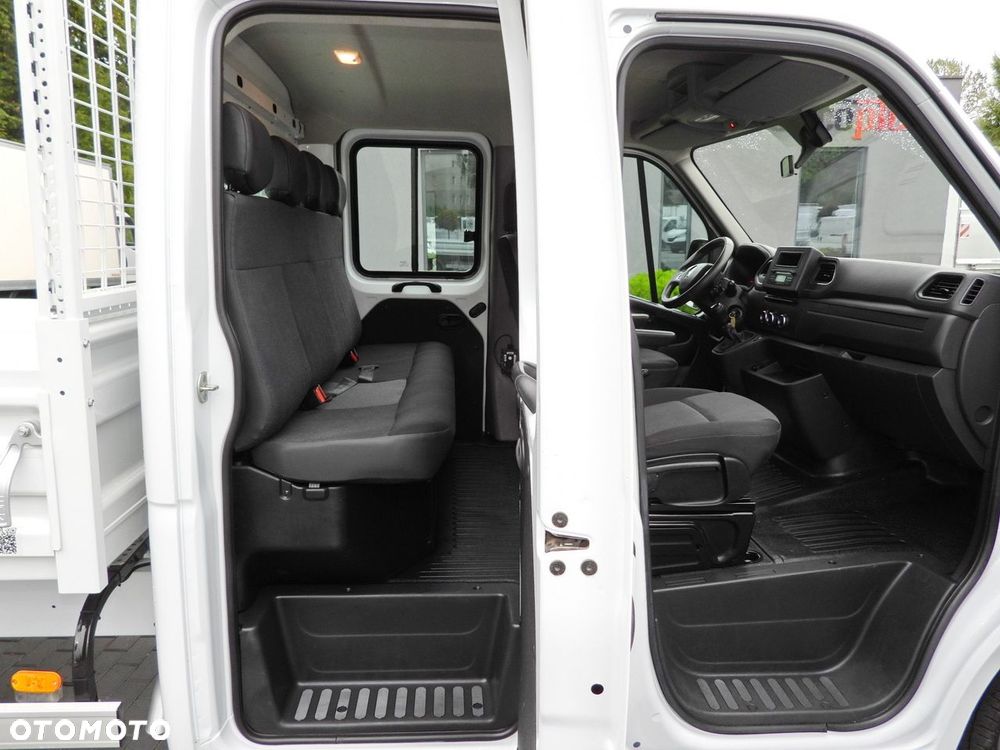 Renault MASTER  WYWROTKA PODWÓJNA KABINA DOKA 6 MIEJSC TEMPOMAT LEDY BLIŹNIACZE KOŁA KLIMATYZACJA  130KM - 38