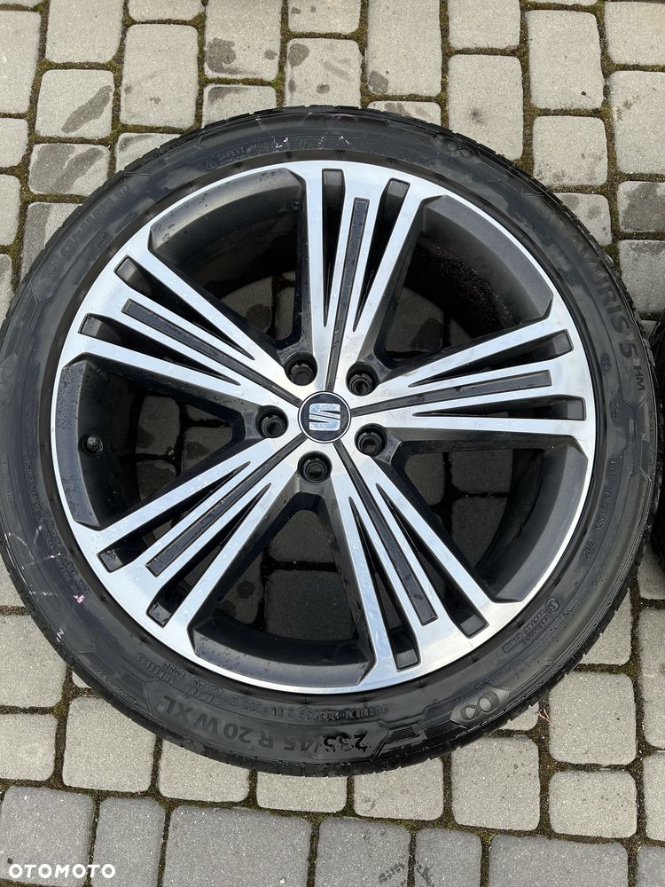 Alufelgi 5x112 20 cali Seat Tarraco Vw Tiguan opony lato 235/45/20 - 2