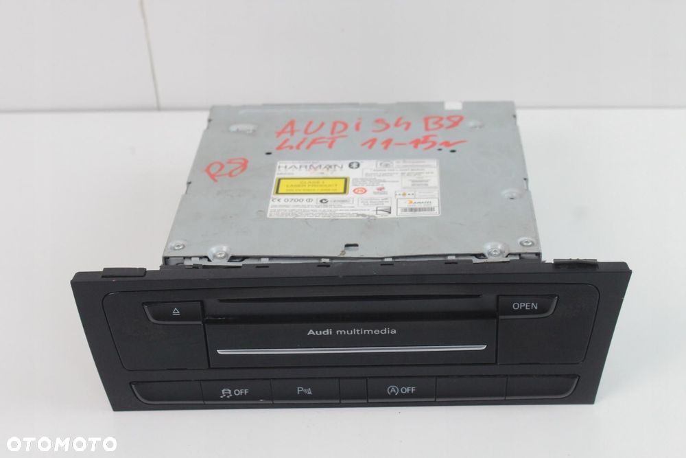 RADIO ORYGINALNE CD AUDI A4 S4 B8 11-15R LIFT - 1