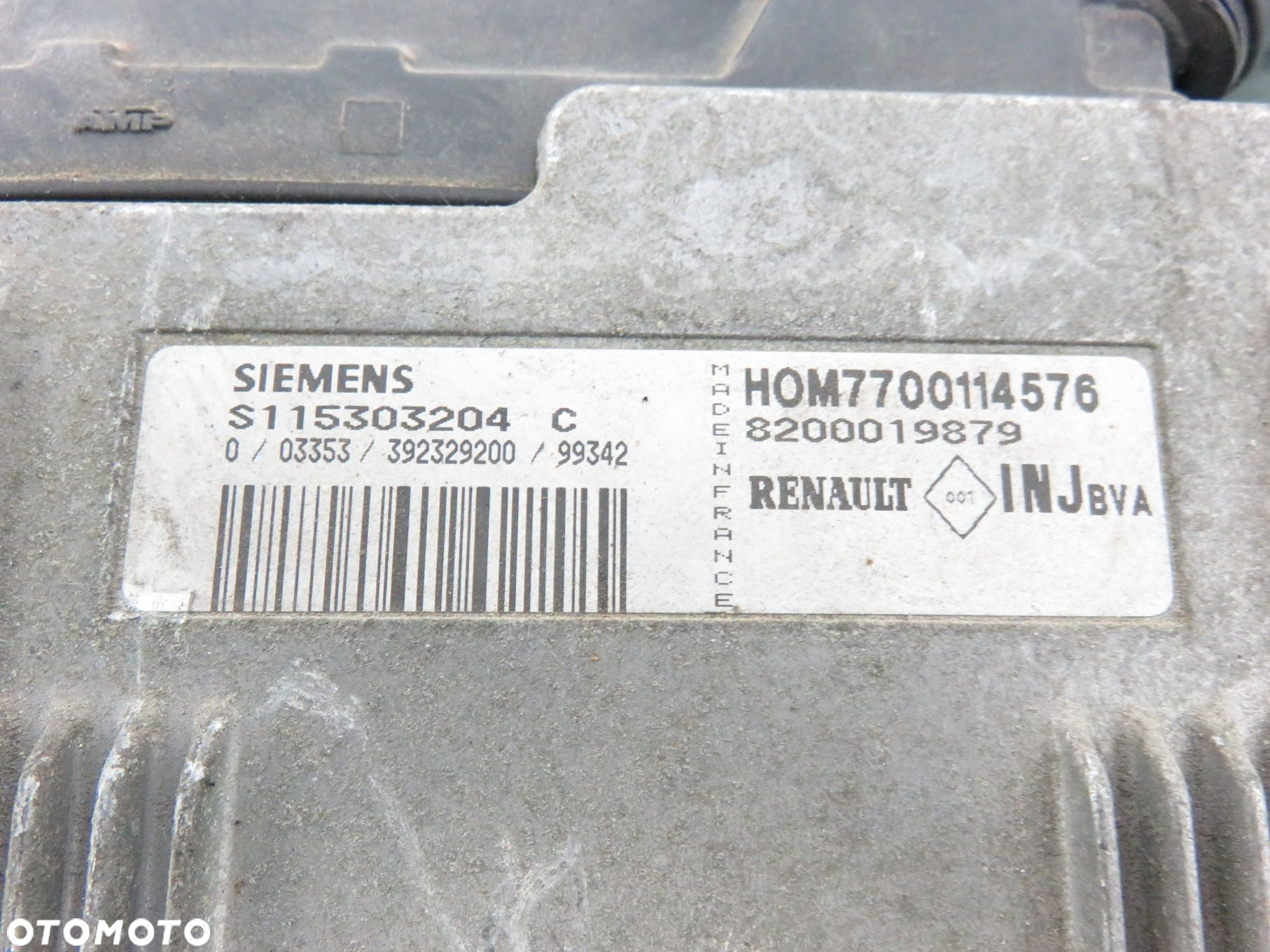 STACYJKA STEROWNIK RENAULT CLIO II 1.6 S115303204C HOM7700114576 8200031557 - 14