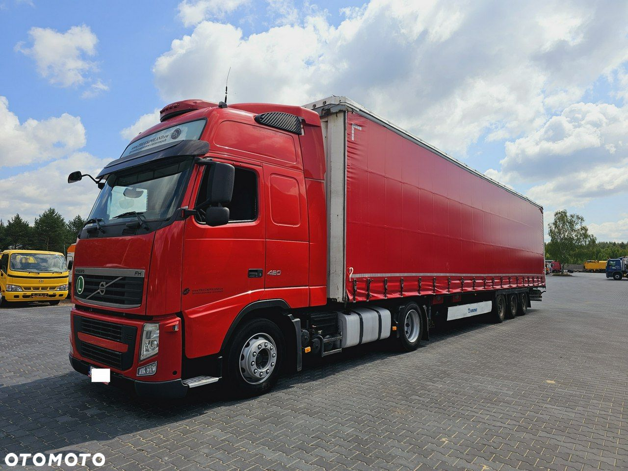 Volvo FH13 XXL 420 EURO 5 2011 r MEGA klima dachowa + KRONE - 2